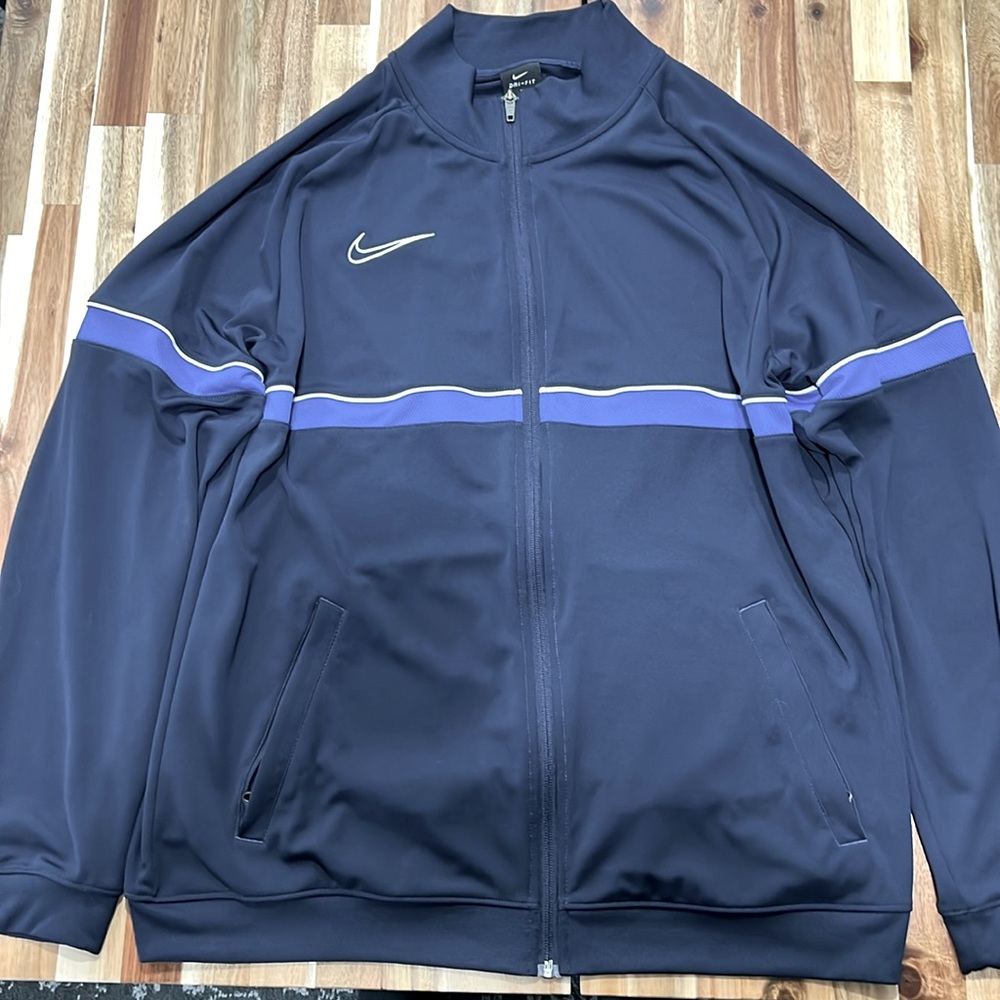 BN Nike Performance Jacket Navy Blue & White XL Full Zip